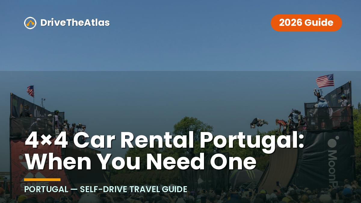 4×4 Car Rental Portugal: When You Need One