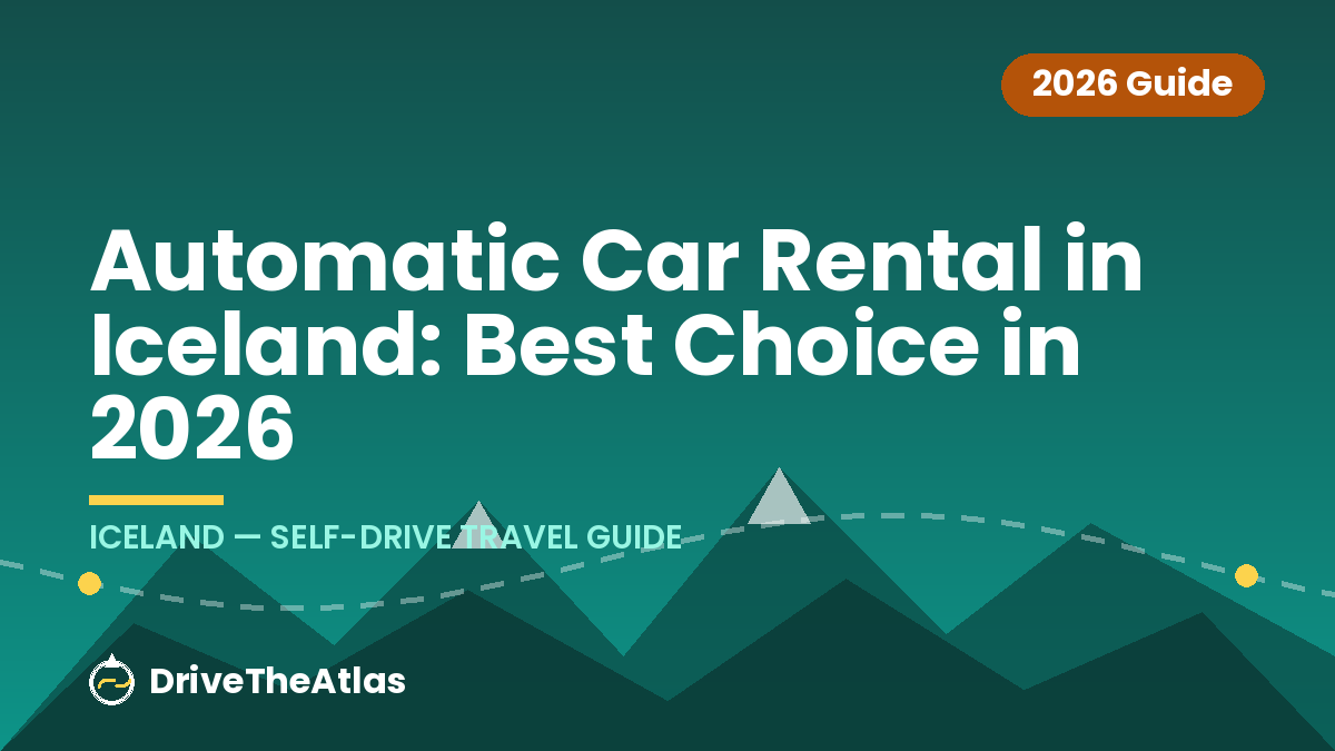 Automatic Car Rental in Iceland: Best Choice in 2026