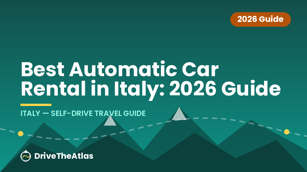 Best Automatic Car Rental in Italy: 2026 Guide