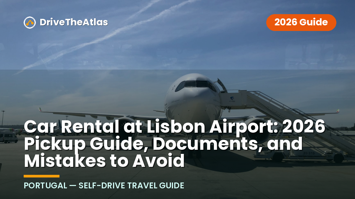 Car Rental at Lisbon Airport: 2026 Pickup Guide, Documents, and Mistakes to Avoid