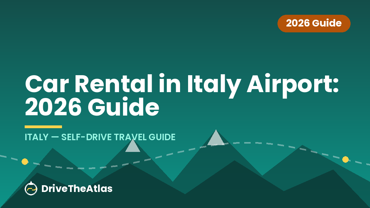 Car Rental in Italy Airport: 2026 Guide