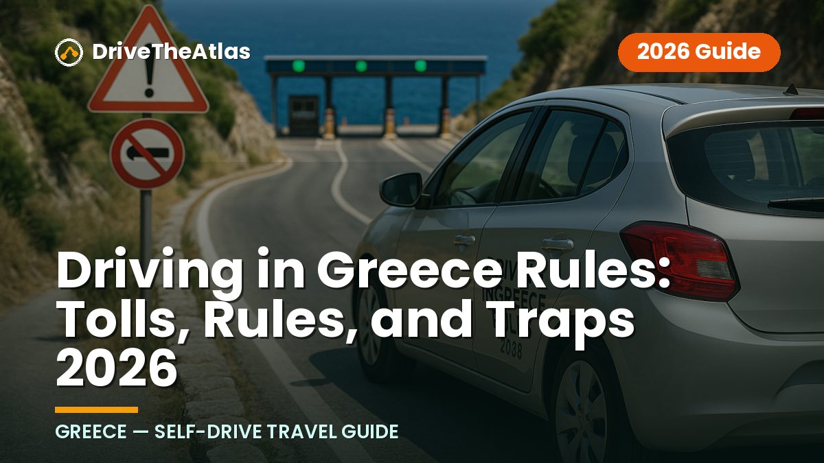 Driving in Greece Rules: Tolls, Rules, and Traps 2026