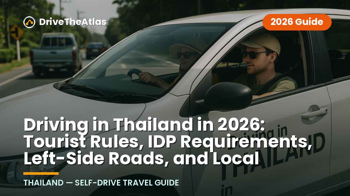 Driving in Thailand in 2026: Tourist Rules, IDP Requirements, Left-Side Roads, and Local Etiquette