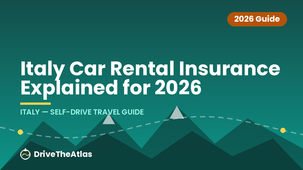 Italy Car Rental Insurance Explained for 2026