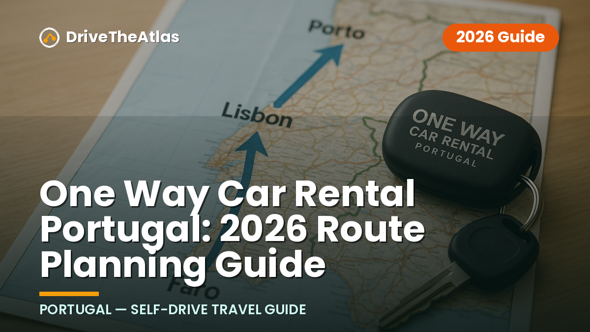 One Way Car Rental Portugal: 2026 Route Planning Guide