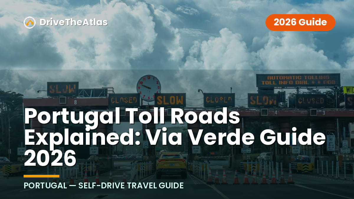 Portugal Toll Roads Explained: Via Verde Guide 2026