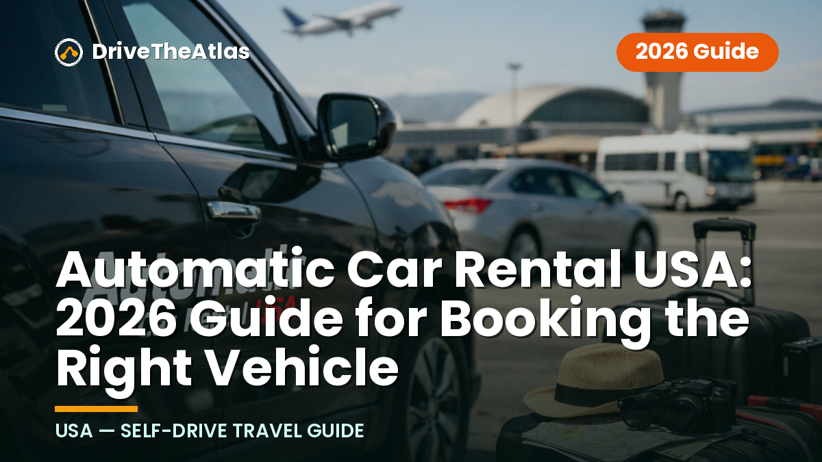 Automatic Car Rental USA: 2026 Guide for Booking the Right Vehicle