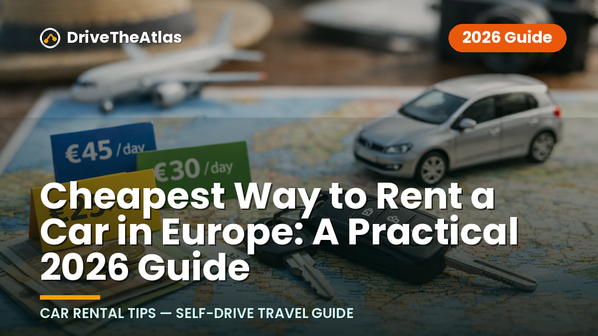 Cheapest Way to Rent a Car in Europe: A Practical 2026 Guide