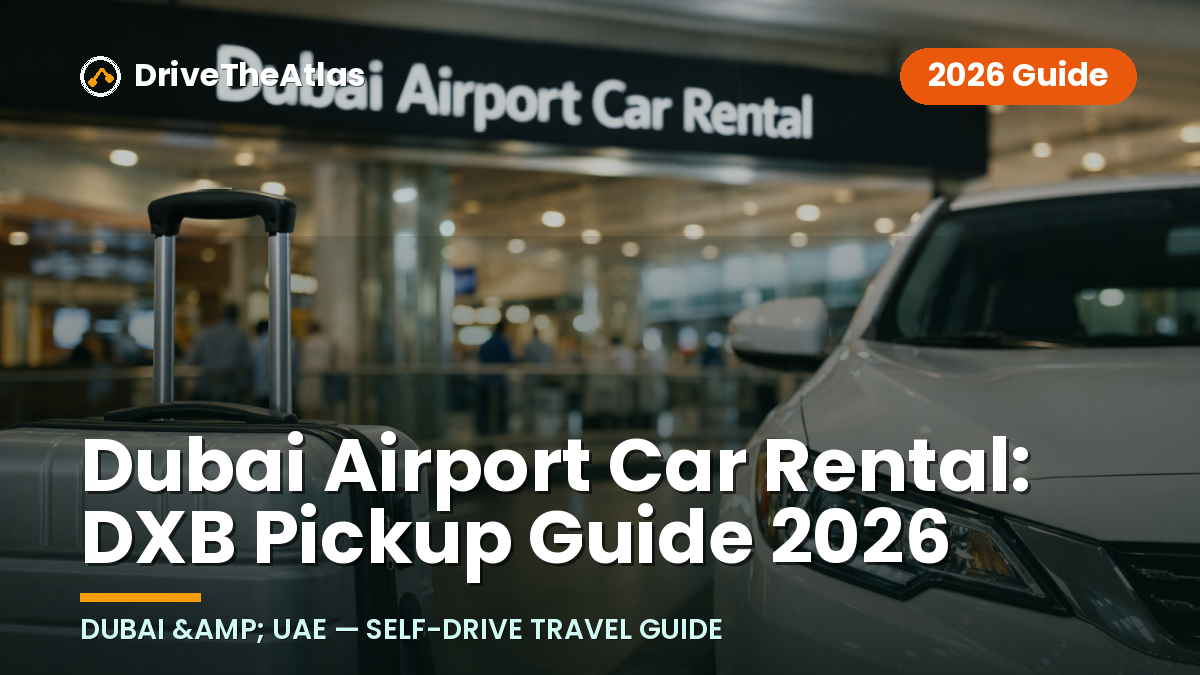 Dubai Airport Car Rental: DXB Pickup Guide 2026