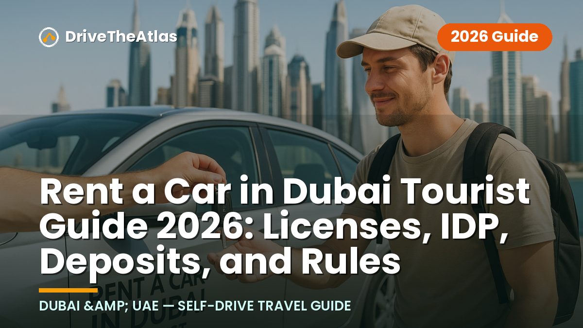 Rent a Car in Dubai Tourist Guide 2026: Licenses, IDP, Deposits, and Rules