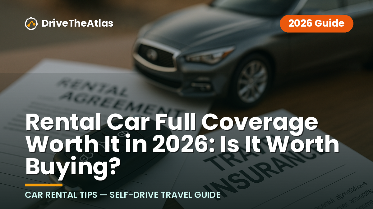 Rental Car Full Coverage Worth It in 2026: Is It Worth Buying?